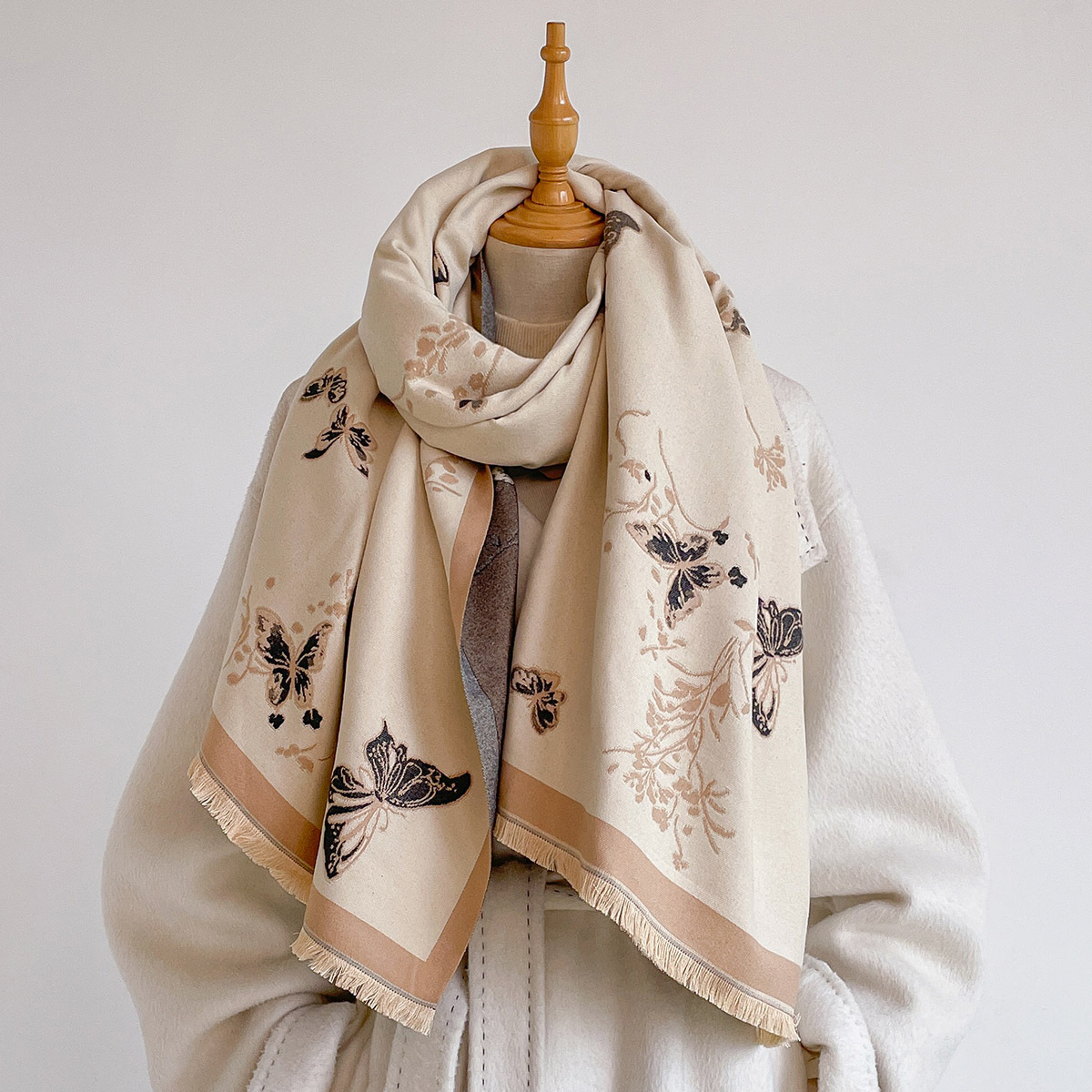 Women Imitation Cashmere Scarf - огляд і ціна Cashmere Pashmina Wrap