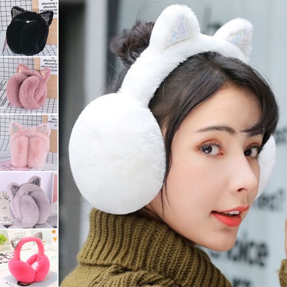 Cute Rabbit Design Animal Ear  - огляд і ціна Earmuffs Foldable