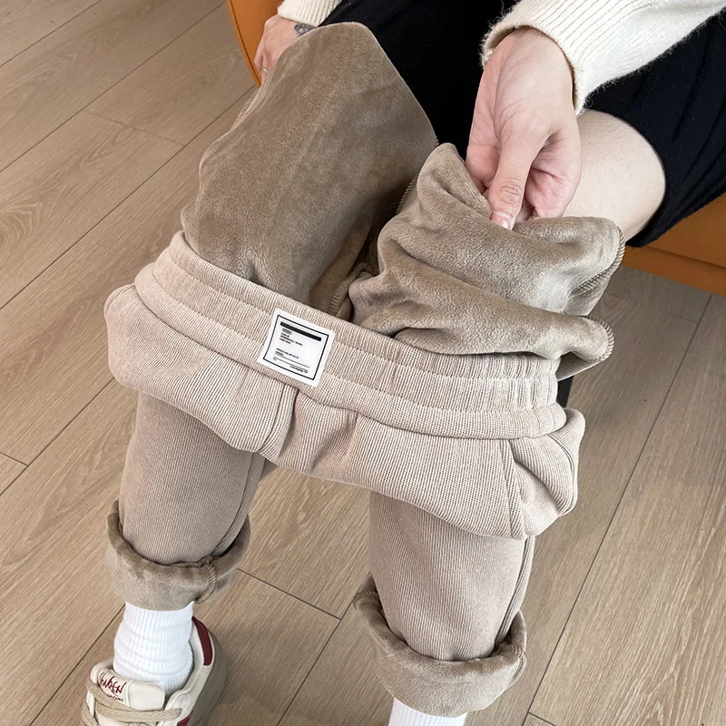 Winter New Thickened Fleece Li - огляд і ціна Corduroy Pant Warm
