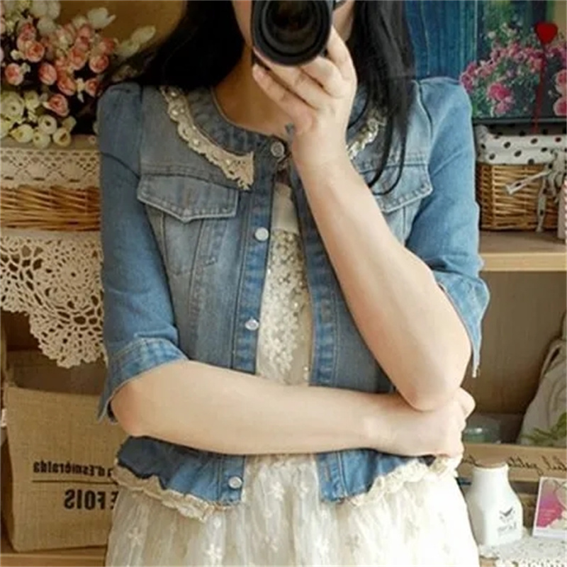 Denim Jacket Women Half Sleeve - огляд і ціна Down Jacket Packable
