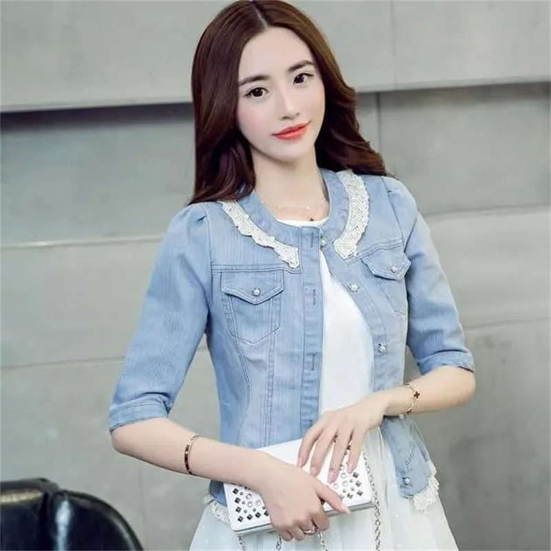 Denim Jacket Women Half Sleeve - огляд і ціна Down Jacket Packable