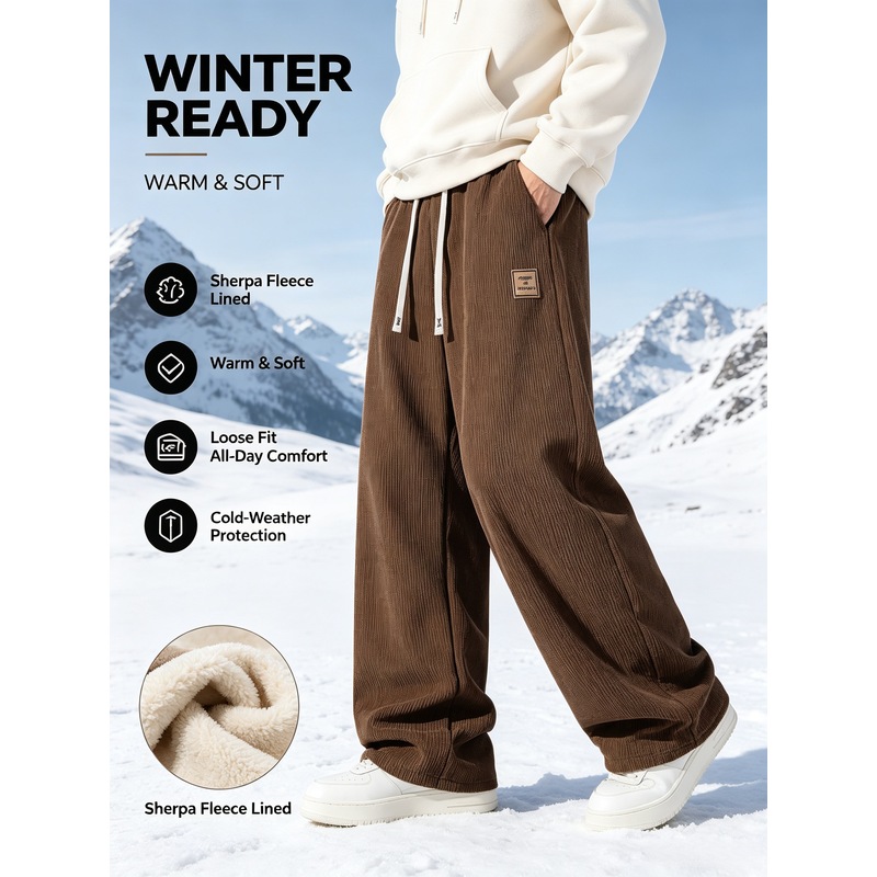 Men's Winter Sports Pants Cord - огляд і ціна Corduroy Pant Warm