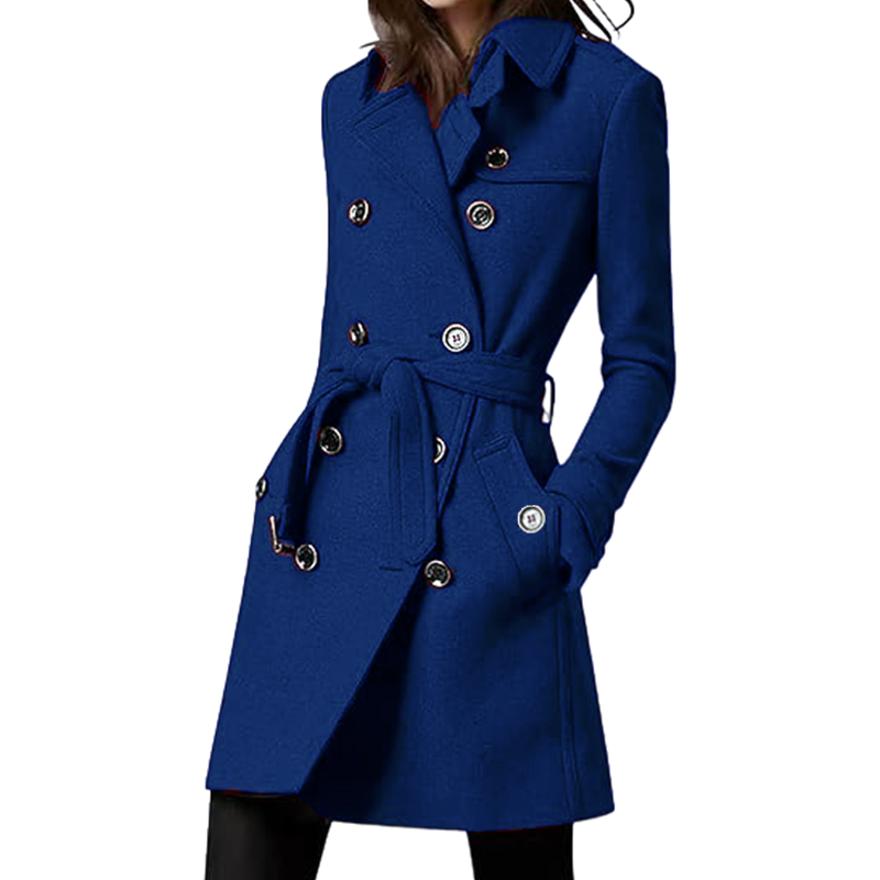 Women's Trench Coat Wool Blend - огляд і ціна Wool Coat Peacoat
