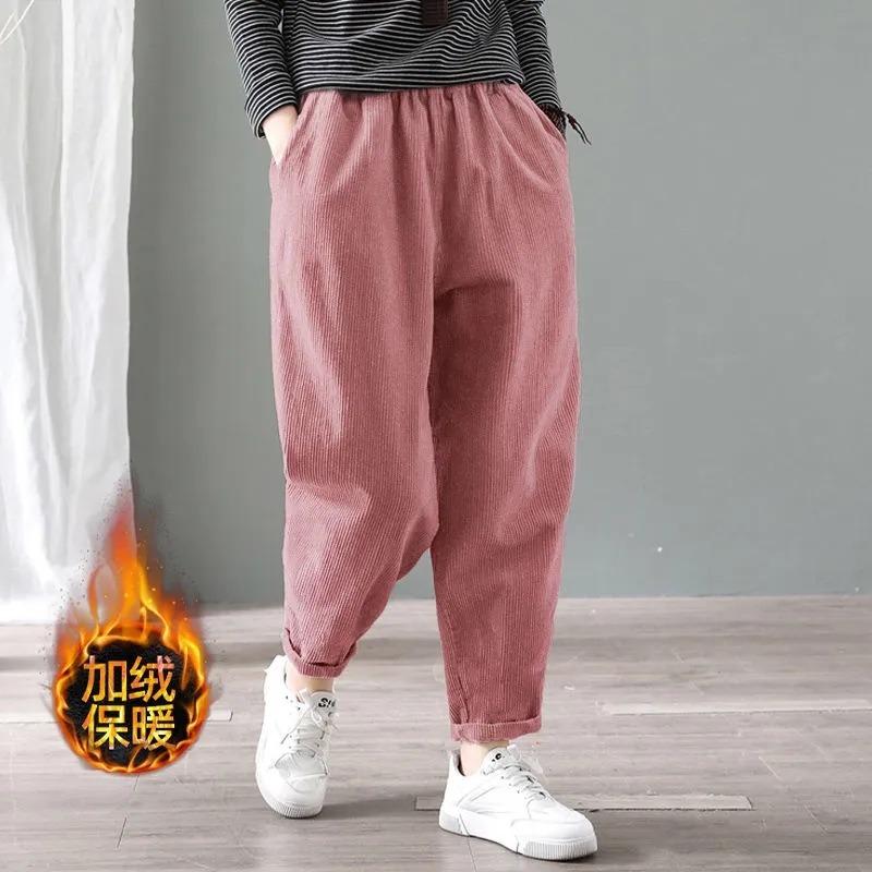 Women Corduroy Harem Pants Ela - огляд і ціна Corduroy Pant Warm