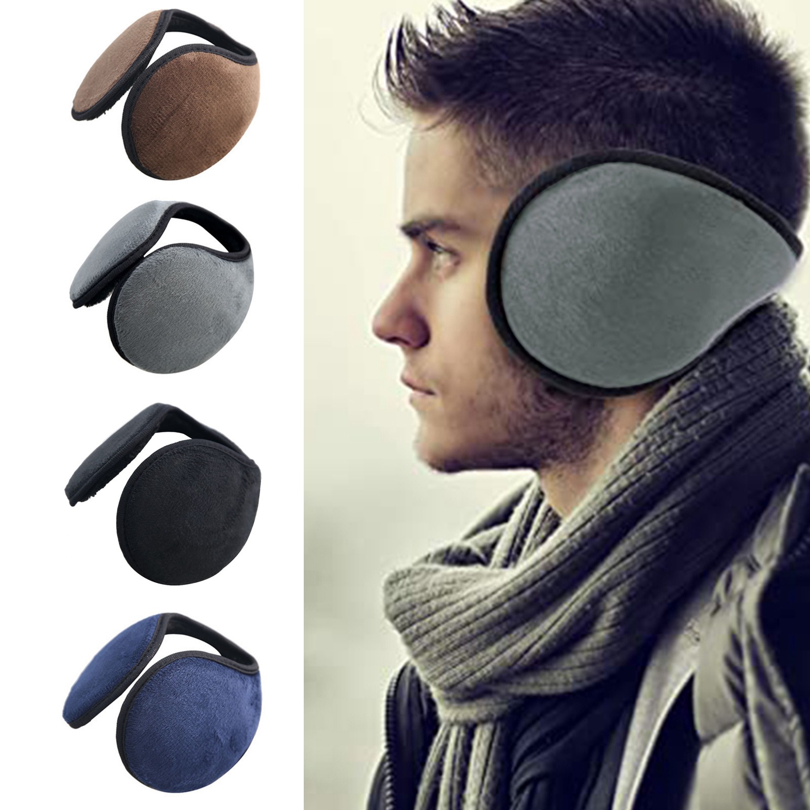 Winter Ear Muffs Warm Fleece F - огляд і ціна Earmuffs Foldable